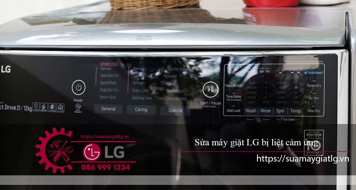 Máy giặt LG bị liệt cảm ứng do nhiều nguyên nhân