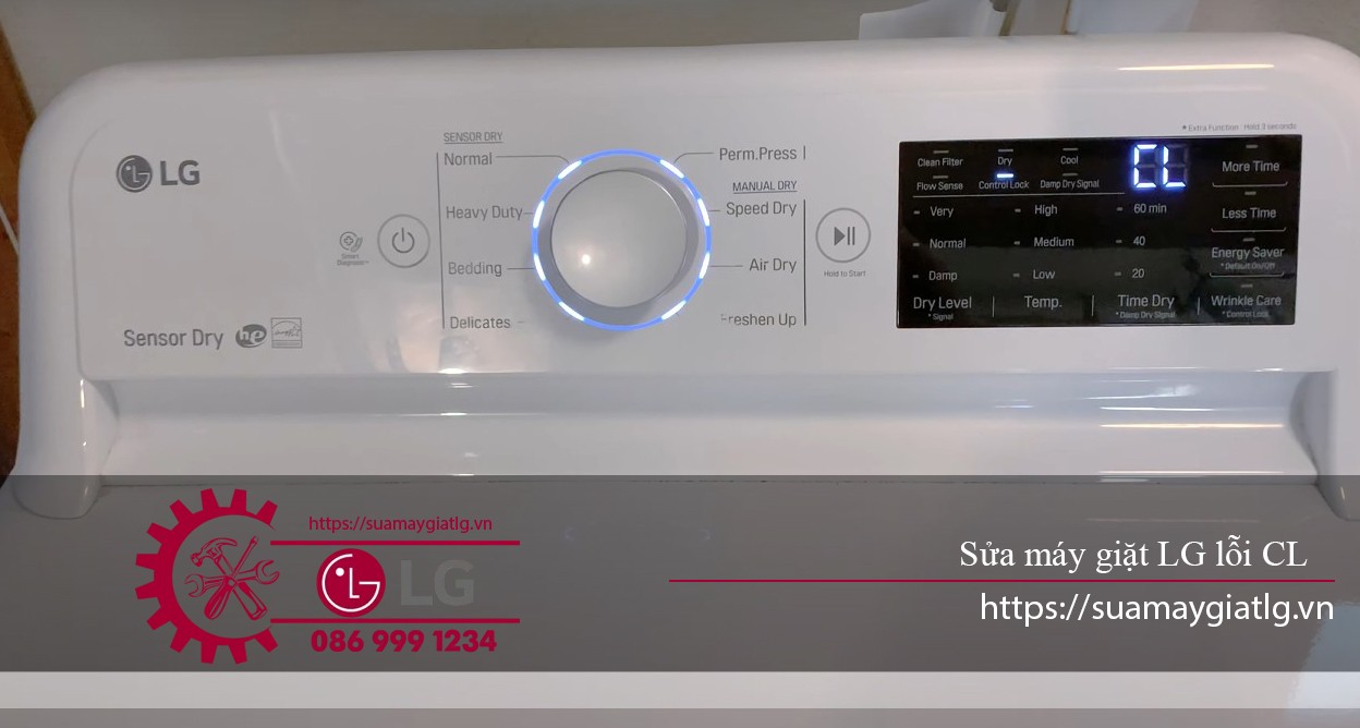Máy giặt LG báo lỗi CL
